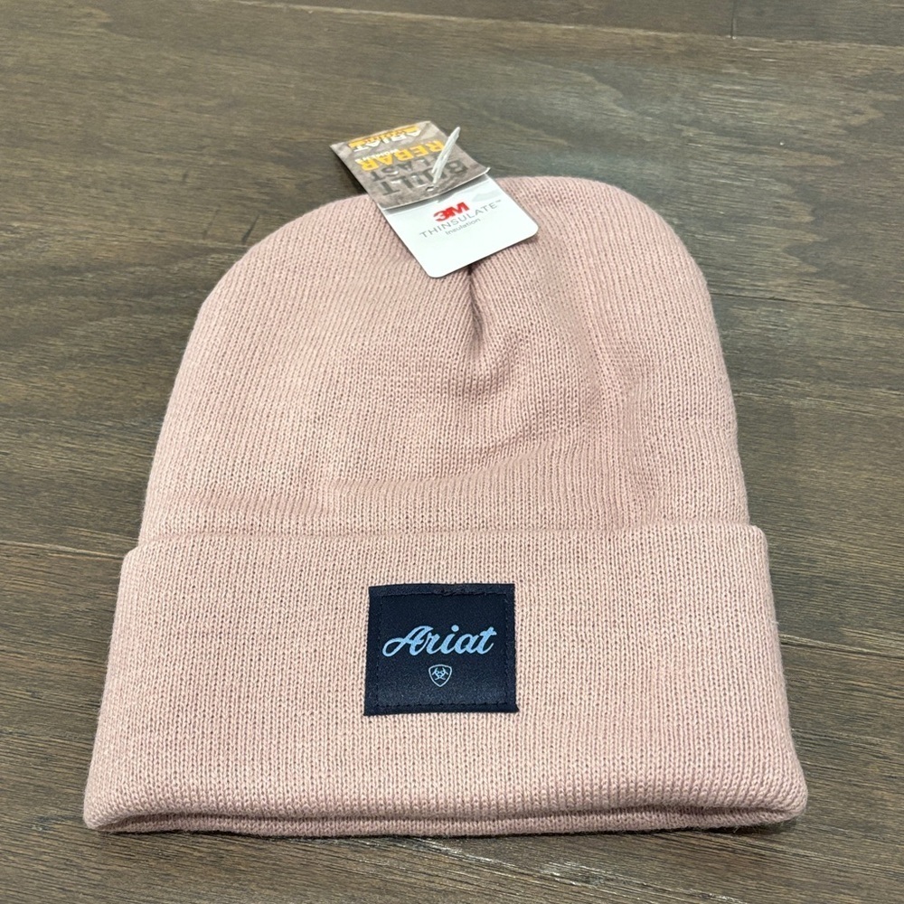 Ariat Rebar thermal insulation knit cuffed,stretch watch hat/beanie,patch logo